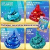 Original Stationery Kit de Slime de Sirène Scintillant pour Filles, Slime Déjà Fait Moelleux de Sirène, Butter Slime pour la 