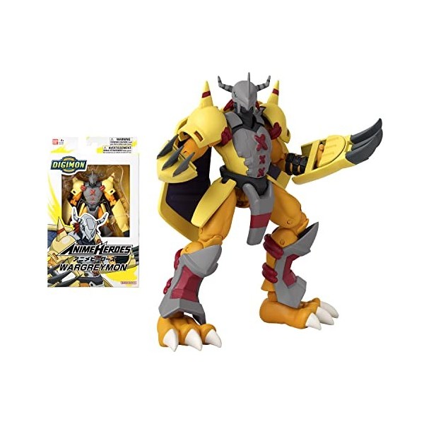 Bandai - Anime Heroes - Digimon - Figurine Digimon WarGreymon 17 cm - 37701