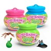 Craze Magic Slime Bibi LA SORCIÈRE Slime kit 3X 110ml Slime Enfant dans Un Chaudron Magique Kit Slime Complet avec Surprise à