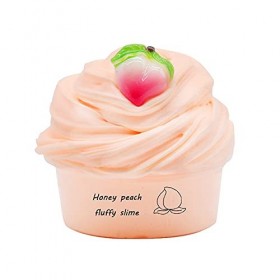JAWSEU Fluffy Fruit Slime Clay, DIY Butter Slime Soft Slime Kit Stress Relief Toys, Fruit Slime Jouet Antistress pour Les Enf