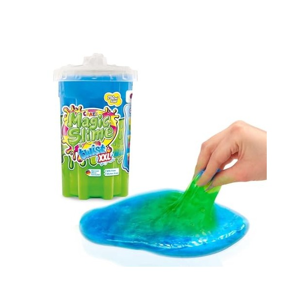 Craze Magic Slime Twist Slime Enfant Kit Slime Bicolore XXL, Slime kit 750 ML, Facile à Nettoyer - Livraison aléatoire