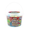 Slimy Sandy Fluff Sable bleu 220 g – Sable Slime original pour enfants, pâte à modeler magique avec seau et deux moules, pâte