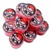 TE-Trend 12 Pièce Pirates Corsaire Oeil Gluant Paillettes Slime Boîte 40x30mm Enfants Garçons Cadeau de Bienvenue Noir Rouge