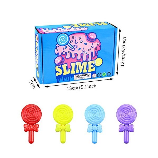 Bricolage Moelleux Slime Moelleux Slime Jouets Beaux Nuages de Couleur Slime Squishy Putty Parfumé Doux Moelleux Soulagement 