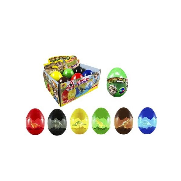Dynit Kids Dinosaur Park Putty Egg Assortiment D-Kidz, Multicolore, 5439529
