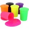 com-four® 6X Mucus en tonneau, Vase de différentes Couleurs [Le Choix varie], chacun 65 g 06 pièces - mélange de Couleurs 