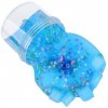 Lot de 2 kits de slime Jelly Cube Crunchy Slime, bleu et rose clair, jouet Slime en cristal super doux, pour les fêtes denfa