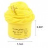 SIMUER Argile de Fruits, Beurre de Banane Jaune Beurre Moelleux Slime Mastic soulagement du Stress Bricolage Boue Jouet 7 oz 