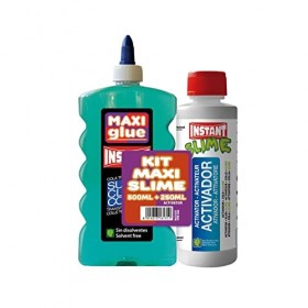 Instant Kit Maxi Slime Superclear - Vert 500ml + Activateur 250ml - 16131