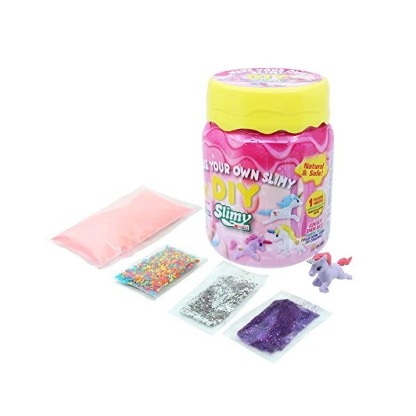 Slimy Licorne à Collectionner DIY - 500 g - Pâte à Jouer Originale Slimy Slime - Amusement sûr pour Les Enfants - Slime à bri