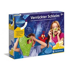Clementoni- Galileo Slime Fou – Kit dexpériences pour Enfants à partir de 8 Ans, 59173, Multicolore
