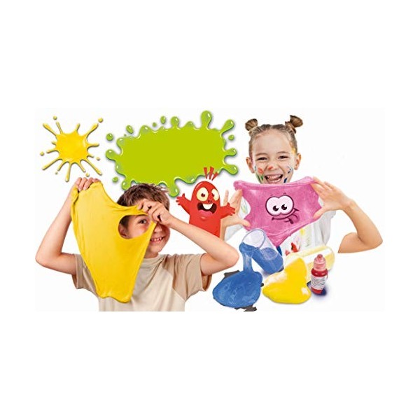 Clementoni- Galileo Slime Fou – Kit dexpériences pour Enfants à partir de 8 Ans, 59173, Multicolore