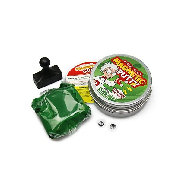 Professor Gauss™ Magnetic Putty mit Kittle Magnet - Grün Goo 1 Stück 