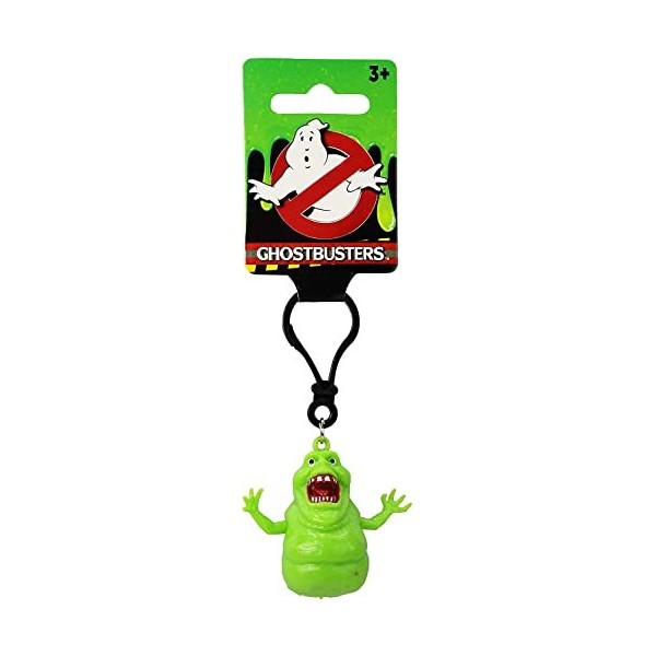 Toptoys2u Bargain Bundles Ghostbusters Slimer – Grande Peluche de 20,3 cm, Clip pour Sac/clé en Peluche de 12,7 cm et Clip po