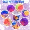 Pack de 16 Galaxie Slime Kit, Fluffy Slime Enfants Party Favor, Super Doux et Non Collant, Jouet Anti-Stress pour Filles et G