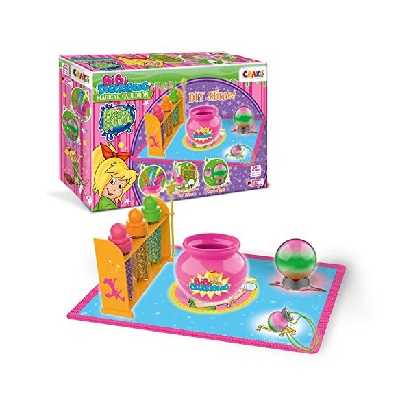 CRAZE Magic Slime - Kit Slime DIY Chaudron Magique Slime Enfant avec Paillettes et Accessoires Kit Slime Complet