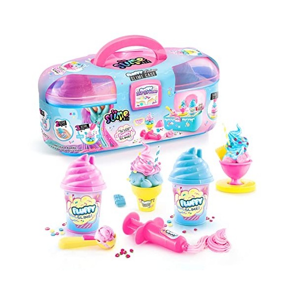 Canal Toys - Mallette de Slime Fluffy avec Accessoires - Vanity de Slime DIY - Dès 6 Ans - SSC 206