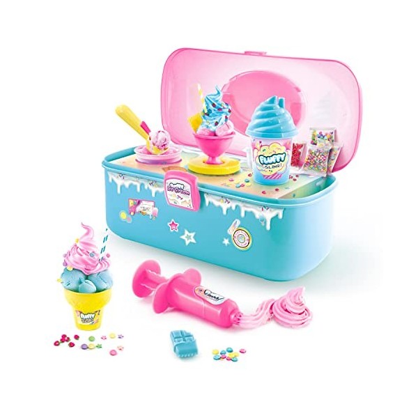 Canal Toys - Mallette de Slime Fluffy avec Accessoires - Vanity de Slime DIY - Dès 6 Ans - SSC 206