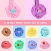 Kit de Mini Slime Fluffy 45 Couleurs, Poopsie DIY Putty Slime Jouets pour Enfants, Un Cadeau pour Les garçons et Les Filles, 