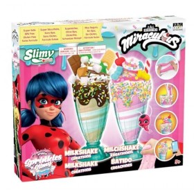 Miraculous Ladybug – Sprinkles n Slimy Milkshake – Kit de Slime pour Filles et garçons - création de Faux Milkshake pour Enf