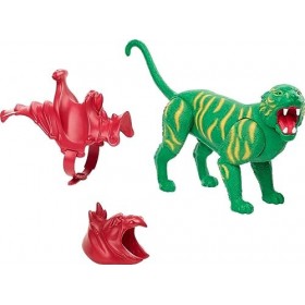 Masters of the Univers Maîtres de l’Univers Masterverse, figurine articulée de combat Tigre de Combat 35 cm, jouet pour colle