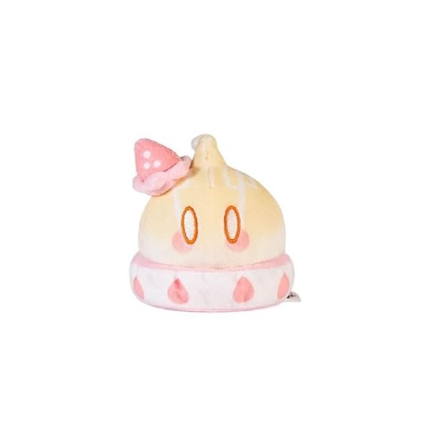 Genshin Impact Peluche Slime Sweets Party Series Mutant Electro Slime Strawberry Cake Style 7cm