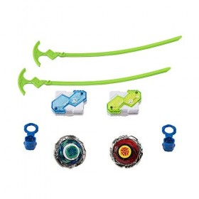 Auldey - Toupie Infinity Nado - Coffret de 2 Toupies Série NADO BATTLE - Super whisker et Blade - EU624313 Multicolore