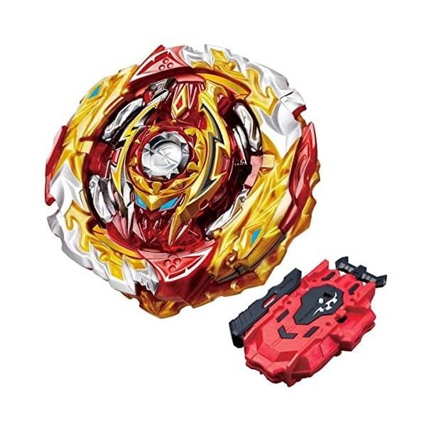 Toupie Burst B172 avec Launcher Gyro Métal Super Combat Jouets Classiques pour Enfants Adulte