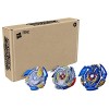 Beyblade Burst EvolutionTrio, Pack de 3 toupies de compétition Genesis Valtryek V3, Sword Valtryek V5 et Valtryek V2, Taille 