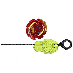 Beyblade Burst QuadStrike, Starter Pack avec toupie de compétition Stellar Hyperion H8 et Lanceur