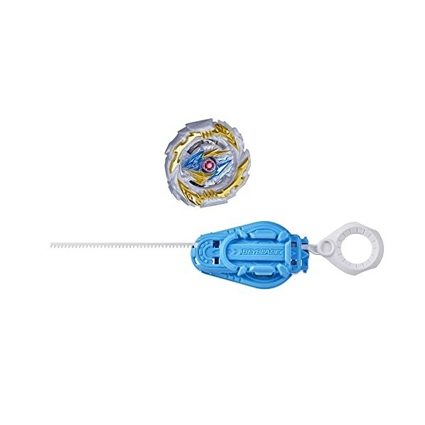 Beyblade Burst Surge, Starter Pack toupie de compétition Speedstorm Triumph Dragon D6 et Lanceur