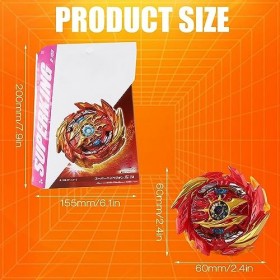 FGJCJ Toupie Beyblade Metal Fusion, Toupie Béy Blade avec Lanceur, Gyro Métal Super Combat, Toupie Beyblade Metal Fusion, Tou
