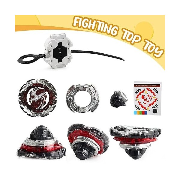 EBKCQ Toupie Beyblade Metal Fusion, Toupie Bey Blade, Gyro Métal Super Combat, EnfantsAdolescents Et Enfants De Plus De 4 5 6