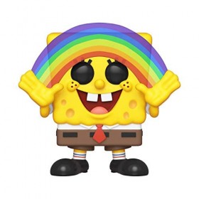 Funko Pop! Vinyl: Animation Spongebob Squarepants : Spongebob - Rainbow - Figurine en Vinyle à Collectionner - Idée de Cade