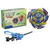 Netoke Toupie Bey Burst Turbo 4D Combinaison, Set avec Lanceur De Jeu Metal Fusion, Jouets Classiques Enfants Cadeau, Modèle: