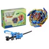 Netoke Toupie Bey Burst Turbo 4D Combinaison, Set avec Lanceur De Jeu Metal Fusion, Jouets Classiques Enfants Cadeau, Modèle: