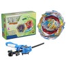 Netoke Toupie Bey Burst Turbo 4D Combinaison, Set avec Lanceur De Jeu Metal Fusion, Jouets Classiques Enfants Cadeau, Modèle: