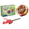 Netoke Toupie Bey Burst Turbo 4D Combinaison, Set avec Lanceur De Jeu Metal Fusion, Jouets Classiques Enfants Cadeau, Modèle: