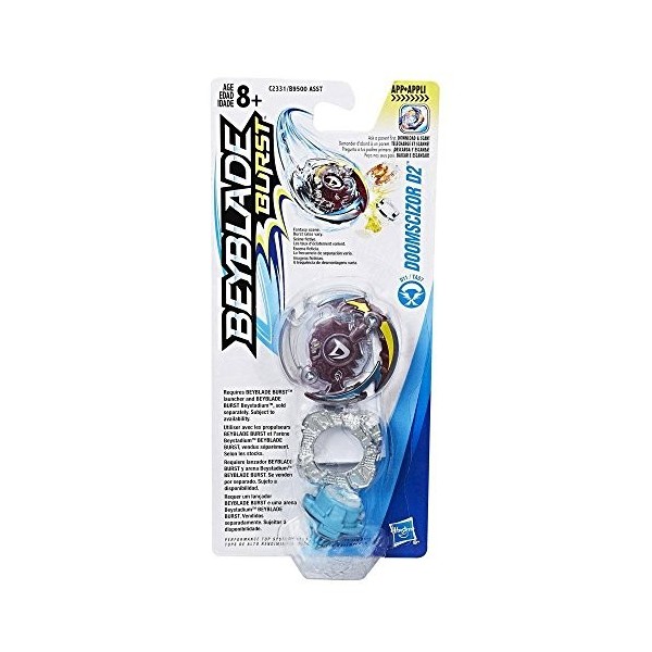 BEYBLADE Burst - DOOMSCIZOR D2, Toupie Sans Lanceur, Age Recomande 8 ans et +