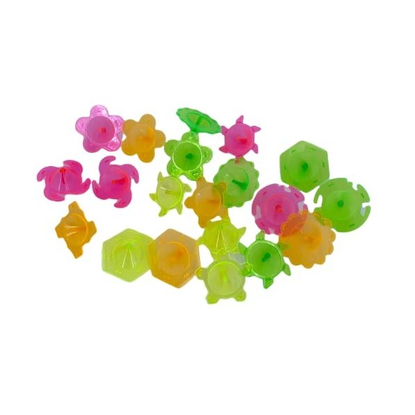 CMC imports Lot de 12 toupies jouets pour anniversaire denfant, fête / filles et garçons