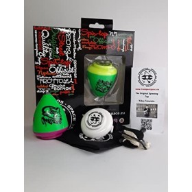 trompos space- Saturne XT Gerardo Montero y Javi De María Toupie, SXVCU, Vert, Mediano