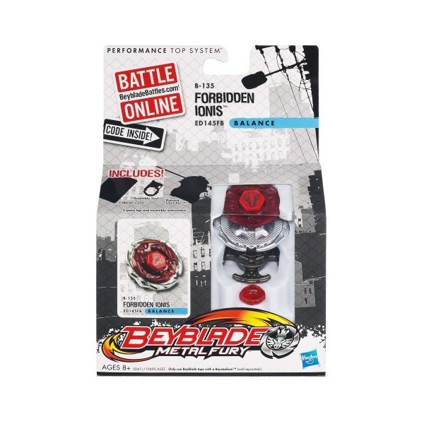 Beyblade Metal Fury Balance Battle Top B135 Forbidden Ionis+ 1 TOUPIE COLLECTION PEGASUS OFFRE