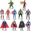 OBLRXM Avengers Figurine, Avengers Endgame Titan Hero Series Lot de 11 Figurines, Spiderman,Iron-Man, Captain America, Thor, 