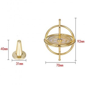 Yuanqu Gyroscope métal Anti-gravité toupie Gyroscope Balance Cadeau décompression Jouet Jouet éducatif Cadeau