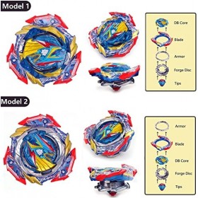 Toupie Bey Battling Toupie Burst Gyro Toy Set 1 Spining Tops B-193 et Launchers B-184 Grip Starter Combat Jeu, Cadeau de 