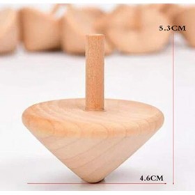 Liuer 20PCS Toupie en Bois,Petites Toupie,Jouets pour Enfants,Jouets éducatifs pour Enfants Cadeau Anniversaire Enfants Rempl