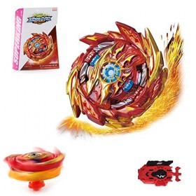 Bey Burst Turbo Blade Set,Gyroscope Fusion Métal de Combat,Gyroscope Fusion Métal 4D avec Lanceur,Bey Metal Fusion Blade avec