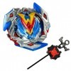 EKDAYA Toupie Bey Blade, Bey Blade Burst Quadrive Toupie Metal Fusion avec Lanceur Starter Gyro de Combat Jouet Set Cadeaux p