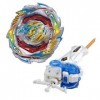 Netoke Bey Toupie Burst Turbo 4D Combinaison, Set avec Lanceur De Jeu Metal Fusion, Jouets Classiques Enfants Cadeau, B-199