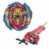 Netoke Bey Toupie Burst Turbo 4D Combinaison, Set avec Lanceur De Jeu Metal Fusion, Jouets Classiques Enfants Cadeau, B-173-1